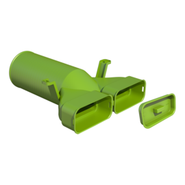 Manch. droite OPTIFLEX® PRO 2x130x60/D125